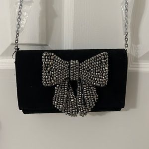 I. N. C. International Concepts Maraa Rhinestone Bow Clutch